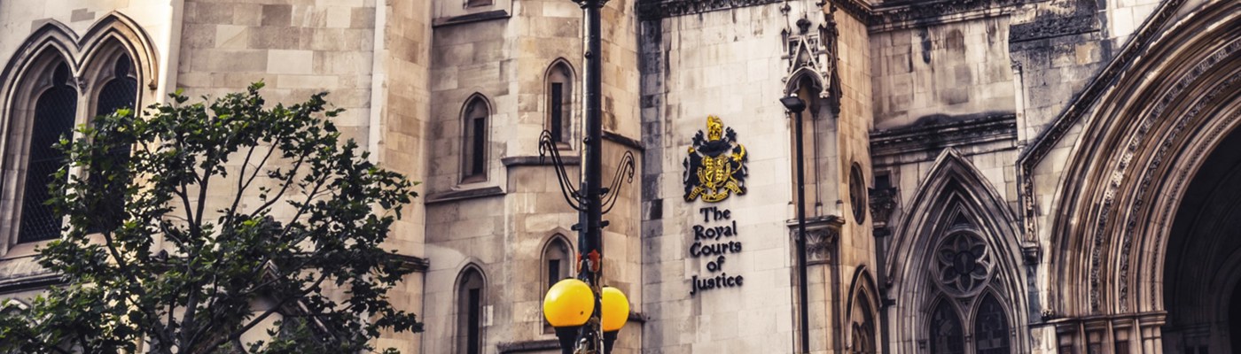 exterior of the Royal Courts of Justice